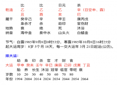 八字在线测算_有三个乙木的八字2020年的财运如何