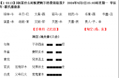 【六爻卦例】求财，静卦忌神持世，妻财又暗动，能否得财？乾坤网算命一条街