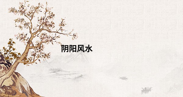 阴阳风水