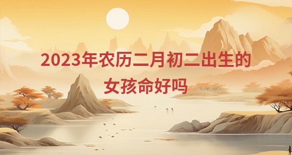 2023年农历二月初二出生的女孩命好吗,五行缺什么_瓷都取名免费算命
