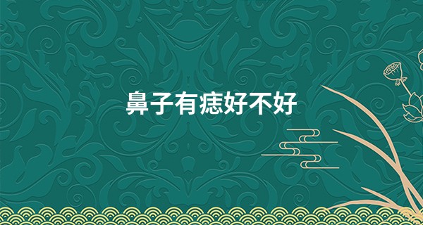 鼻子有痣好不好 性格温柔体贴_身份证号算命